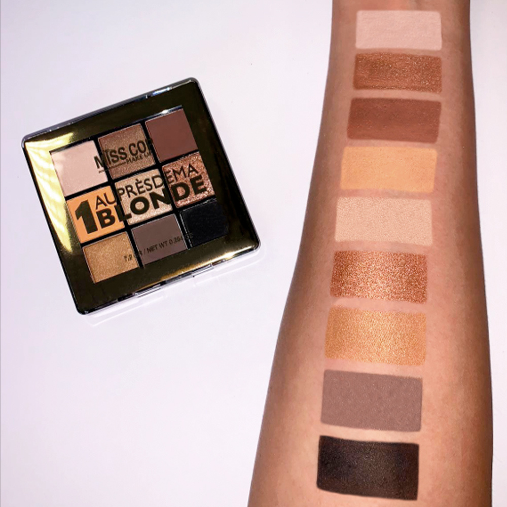 miss cop Nuancier N°1 Blonde Coffret maquillage
