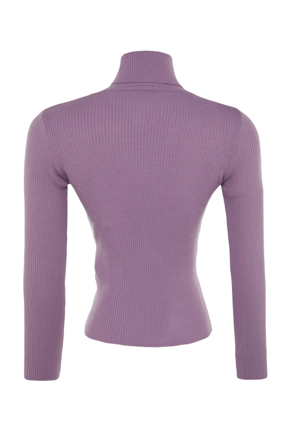 Trendyol Collection  Lilafarbener Basic-Rollkragenpullover TWOAW21KZ1279