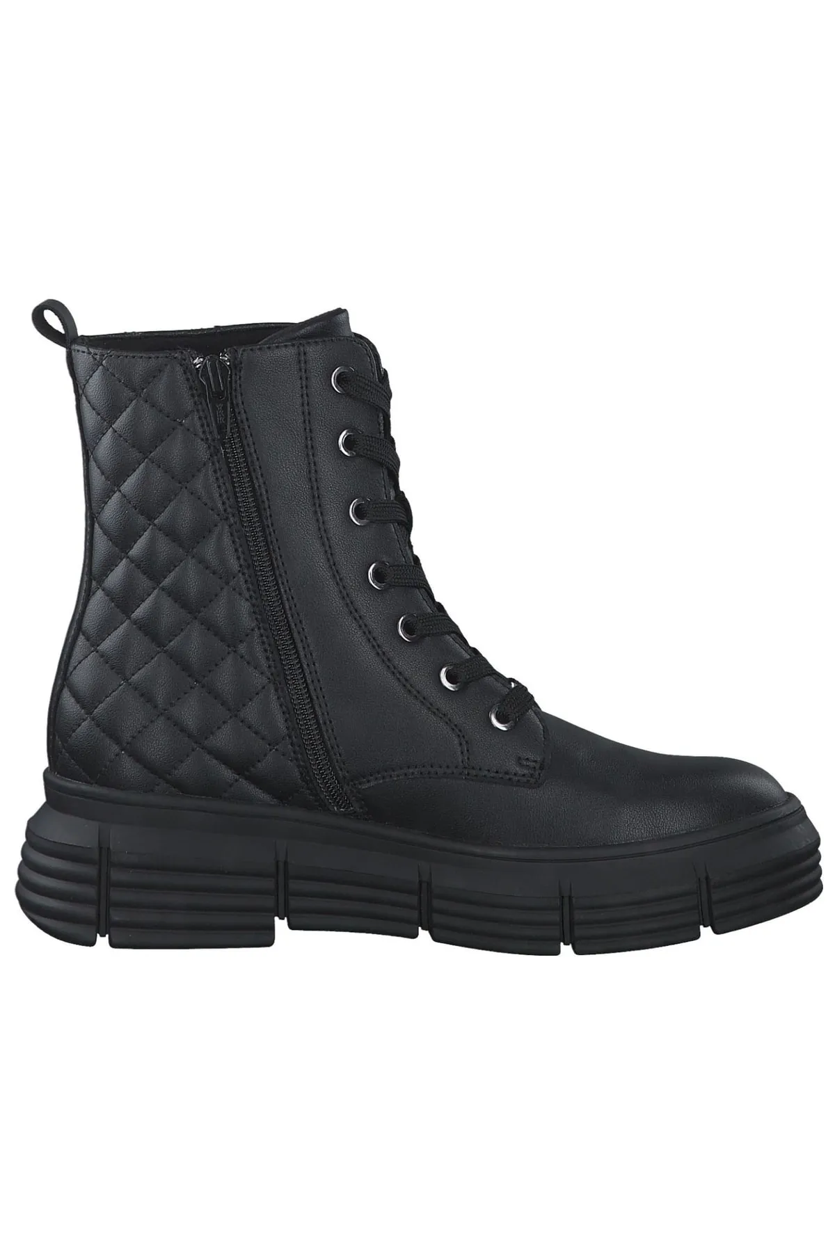 s.Oliver  Stiefelette - Schwarz - Blockabsatz