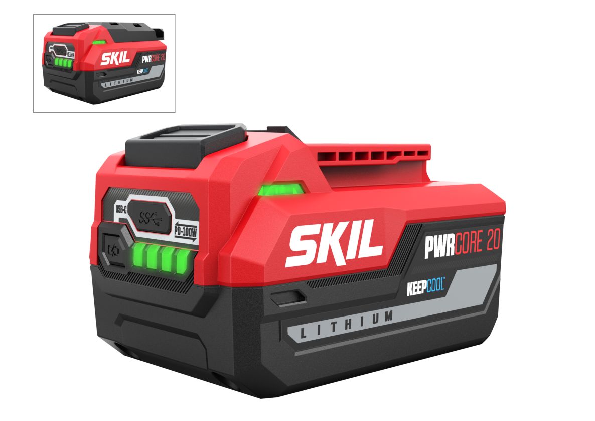 Baterie SKIL BR1E3144AA 20V 4.0Ah Keep Cool cu USB-C pe două fețe PWRCORE 20