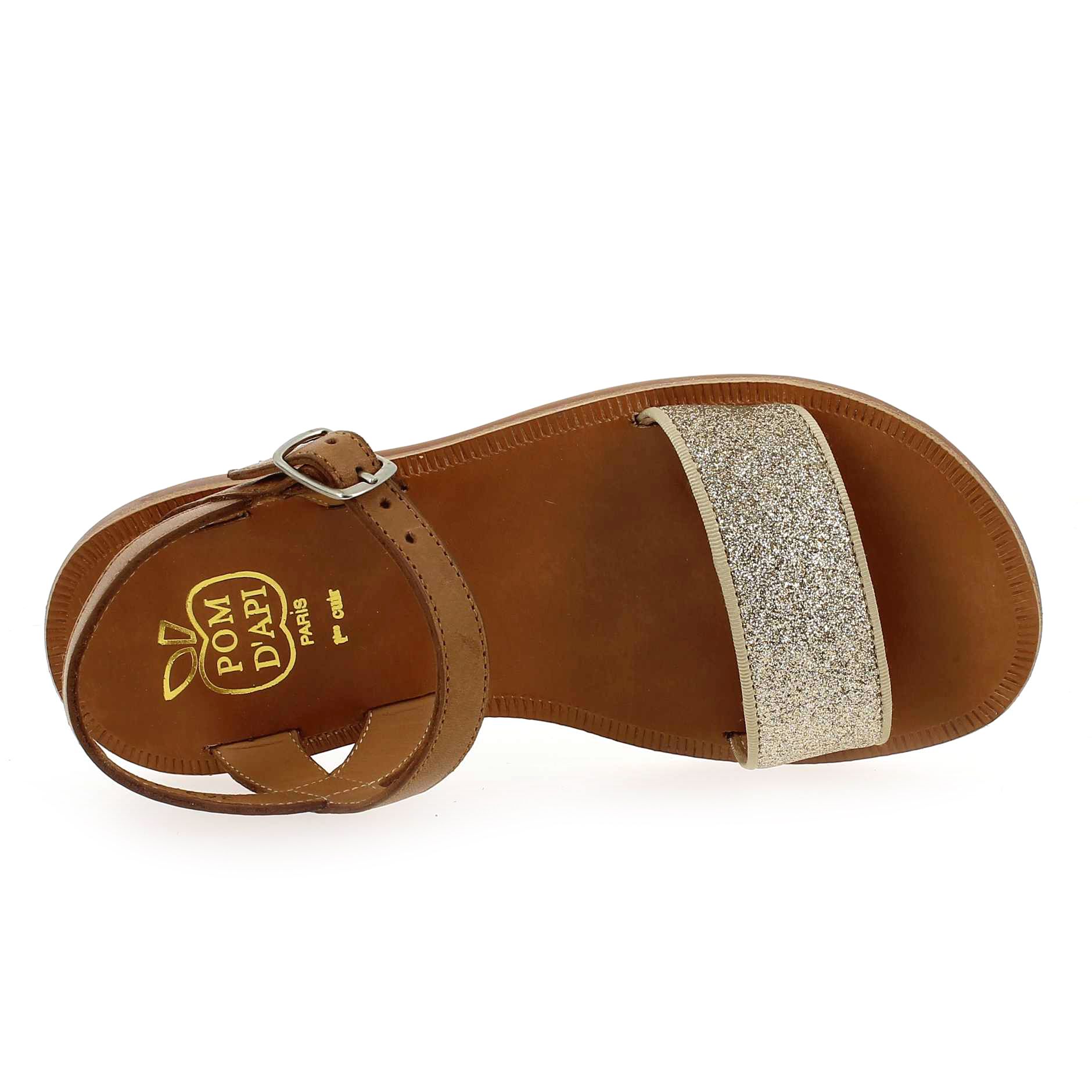 Pom d'api  PLAGETTE BUCKLE TAO - Camel Or