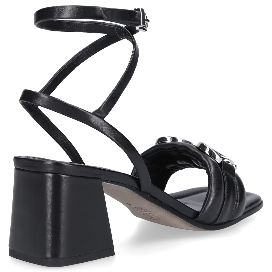305 SOBE - Sandalen INES Kalbsleder - schwarz