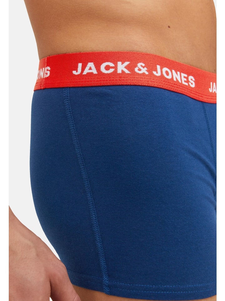 Jack & Jones Boxershorts 'Lee' in blau günstig kaufen