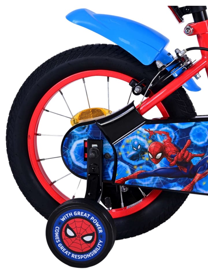 Volare Kinderfahrrad Ultimate Spider-Man Blau/Rot Jungen 14 Zoll Kinderrad 4 Jahre günstig kaufen onesize