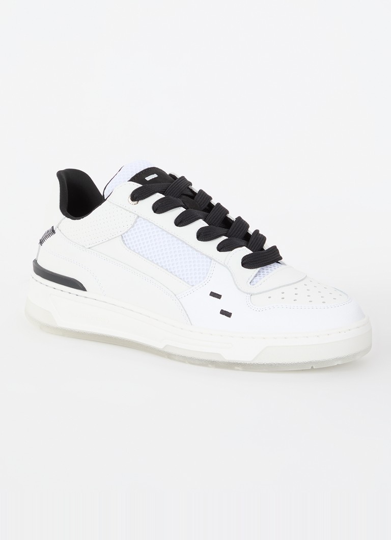 Buty sportowe Filling Pieces Cruiser Crumbs ze skóry z detalami z siateczki