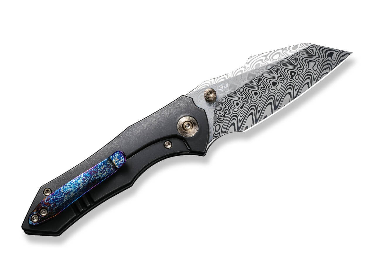 High-Fin Titanium Black Hakkapella Damascus
