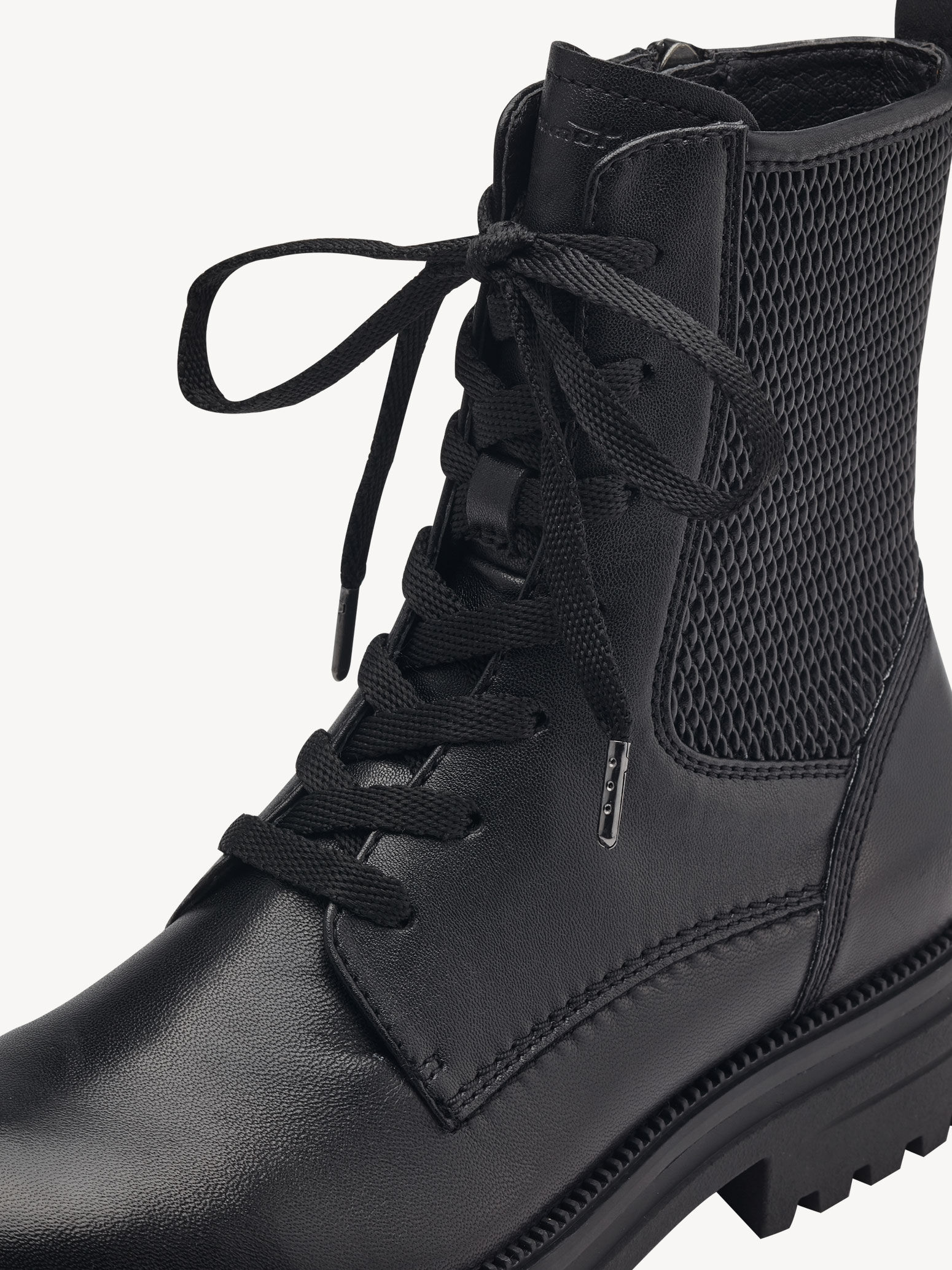 Bottine en cuir - noir
