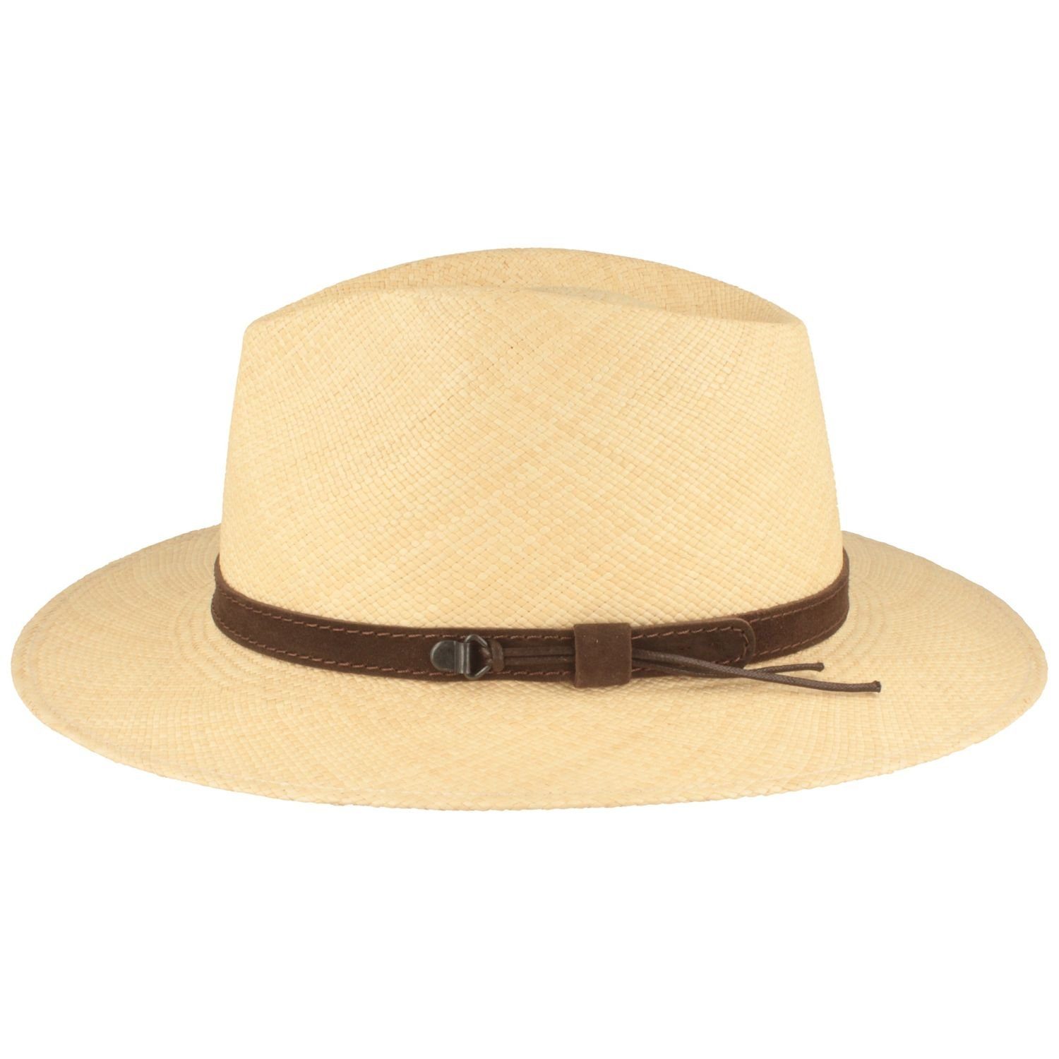 Breiter Strohhut Panama Hut in Herrenform mit UV-Schutz 50+