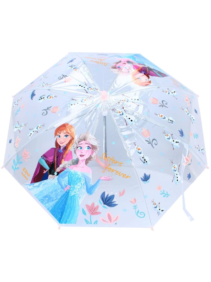 Disney Frozen Stockschirm | rosa & transparent | Disney Frozen | Kinder Regenschirm günstig kaufen onesize