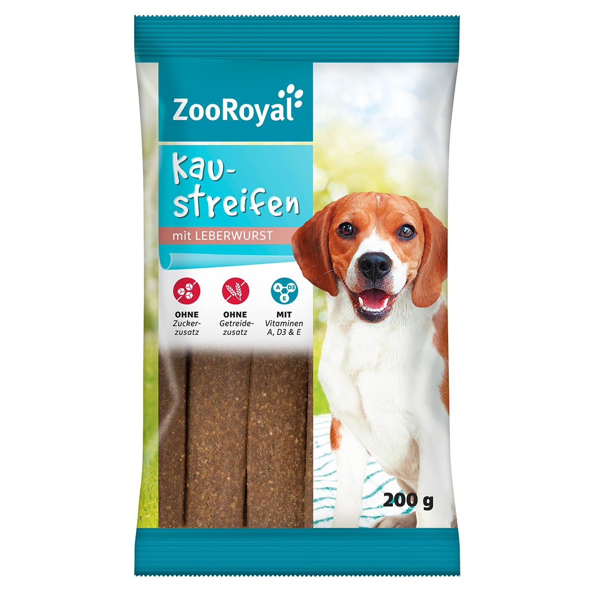 ZooRoyal Kaustreifen mit Leberwurst 200 g kaufen
