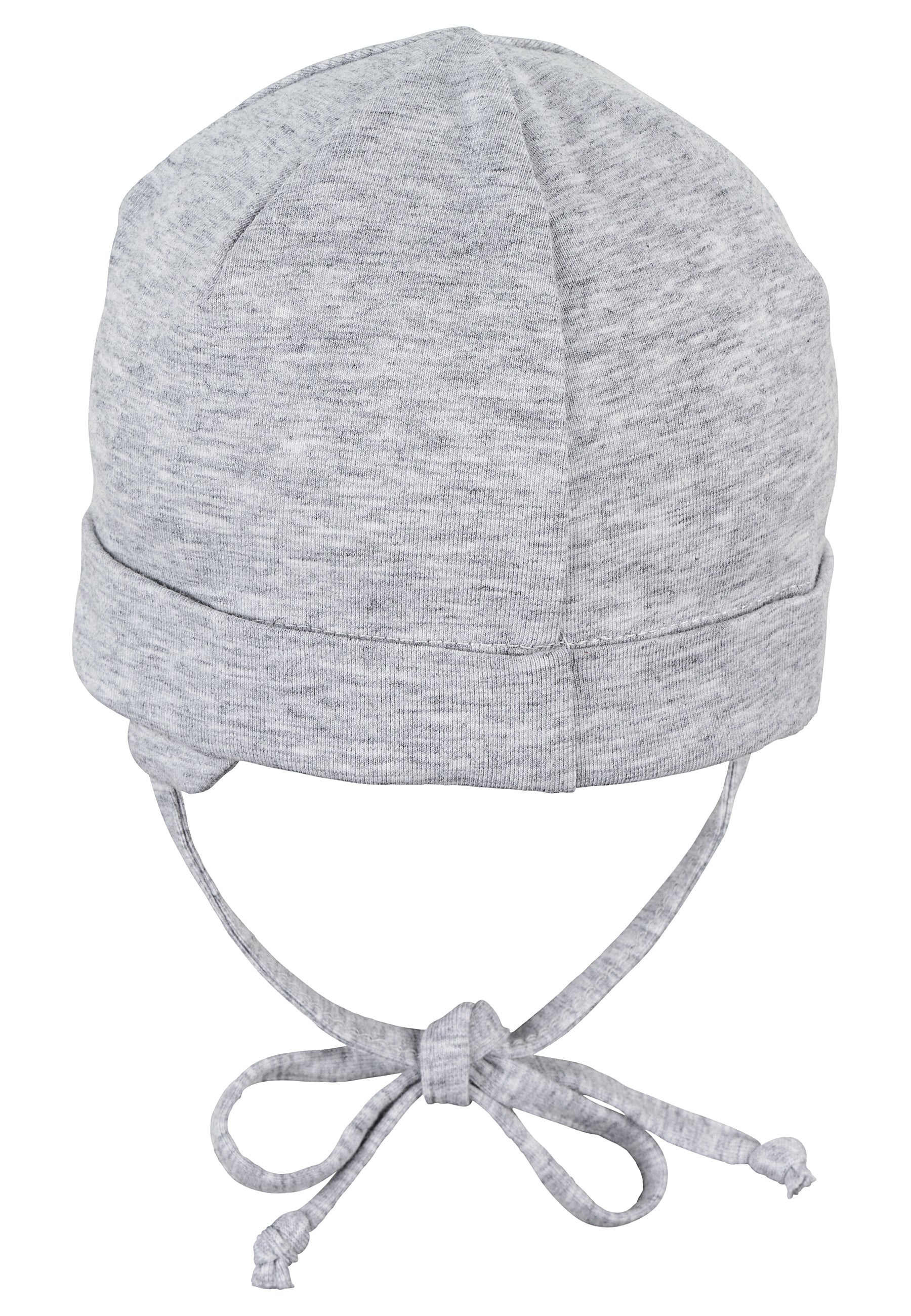OCS Beanie aus Singlejersey Melange (Bio) Silber