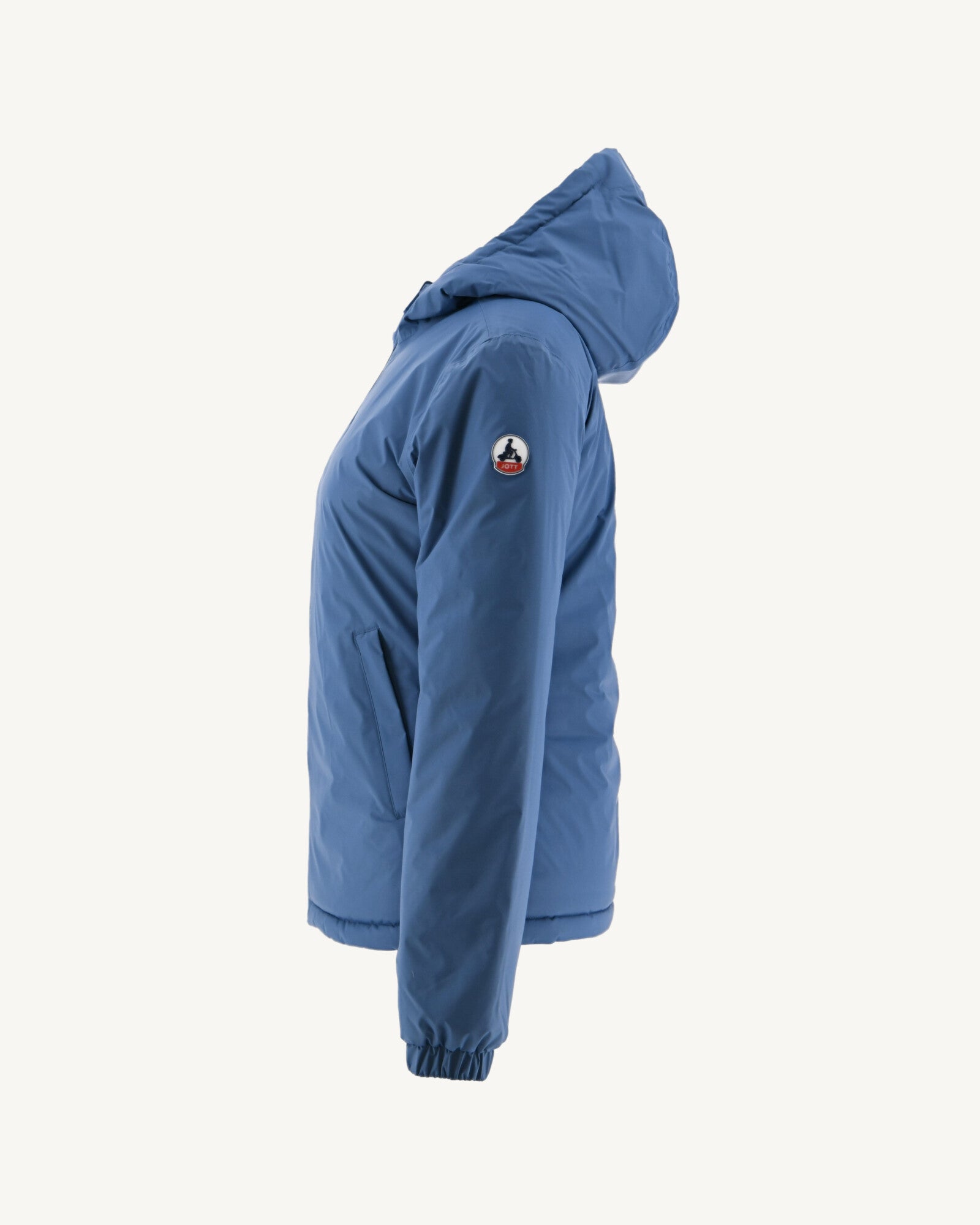 Doudoune réversible à capuche Bleu jeans/Army Vienne