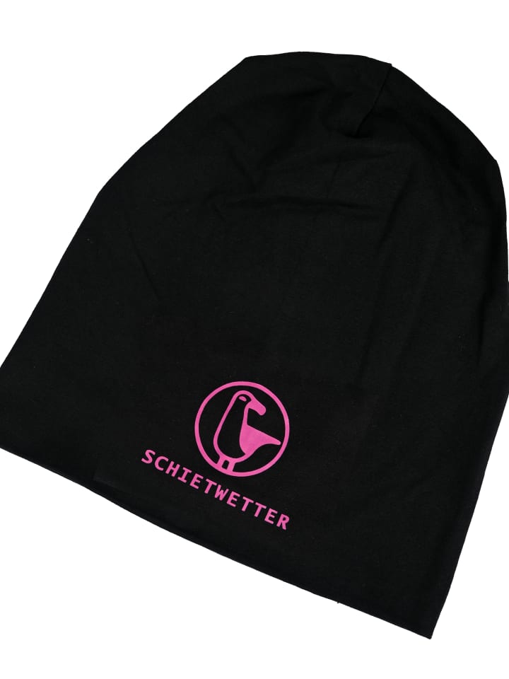 SCHIETWETTER Beanie mit Print Möwe in black/neon magenta günstig kaufen onesize
