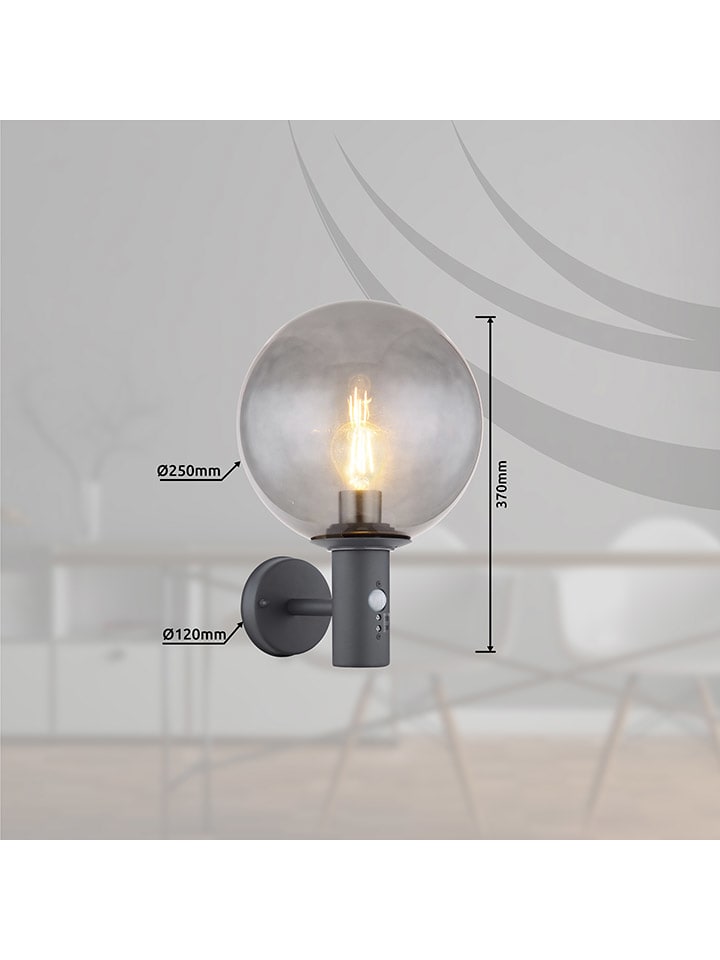 Globo lighting Außenleuchte in Grau - (H)37 x Ø 25 cm günstig kaufen onesize