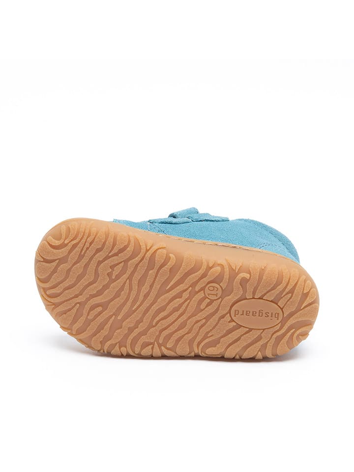 bisgaard Leder-Lauflernschuhe in Hellblau günstig kaufen