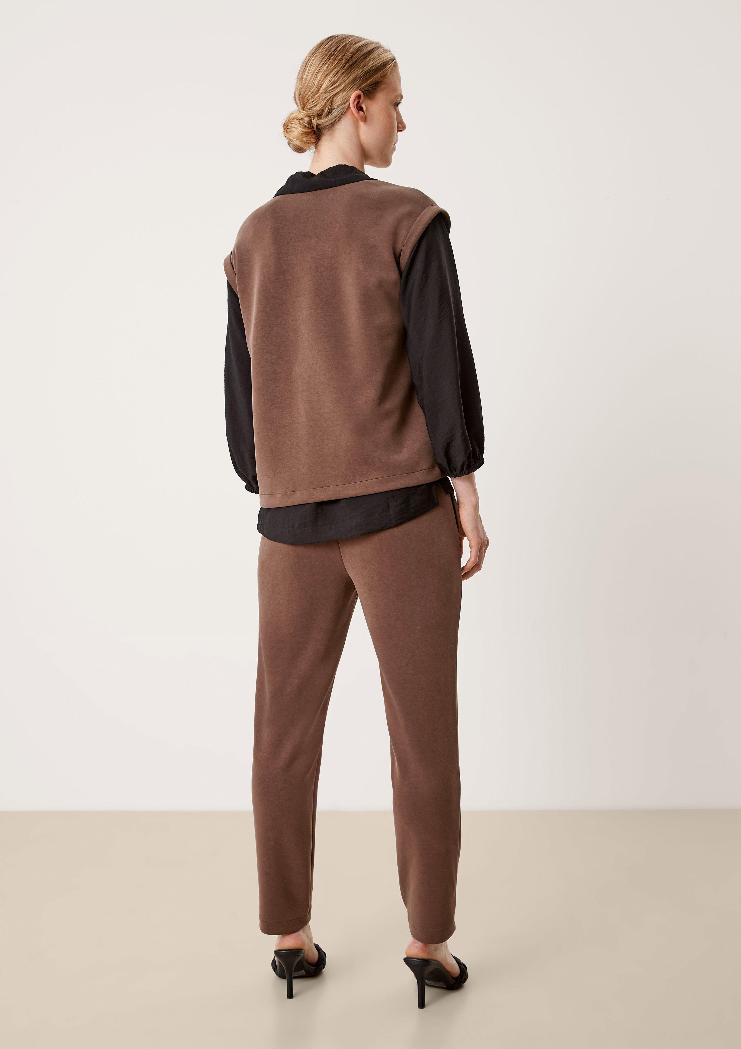 Scuba-Shirt mit V-Ausschnitt  2126132-8720