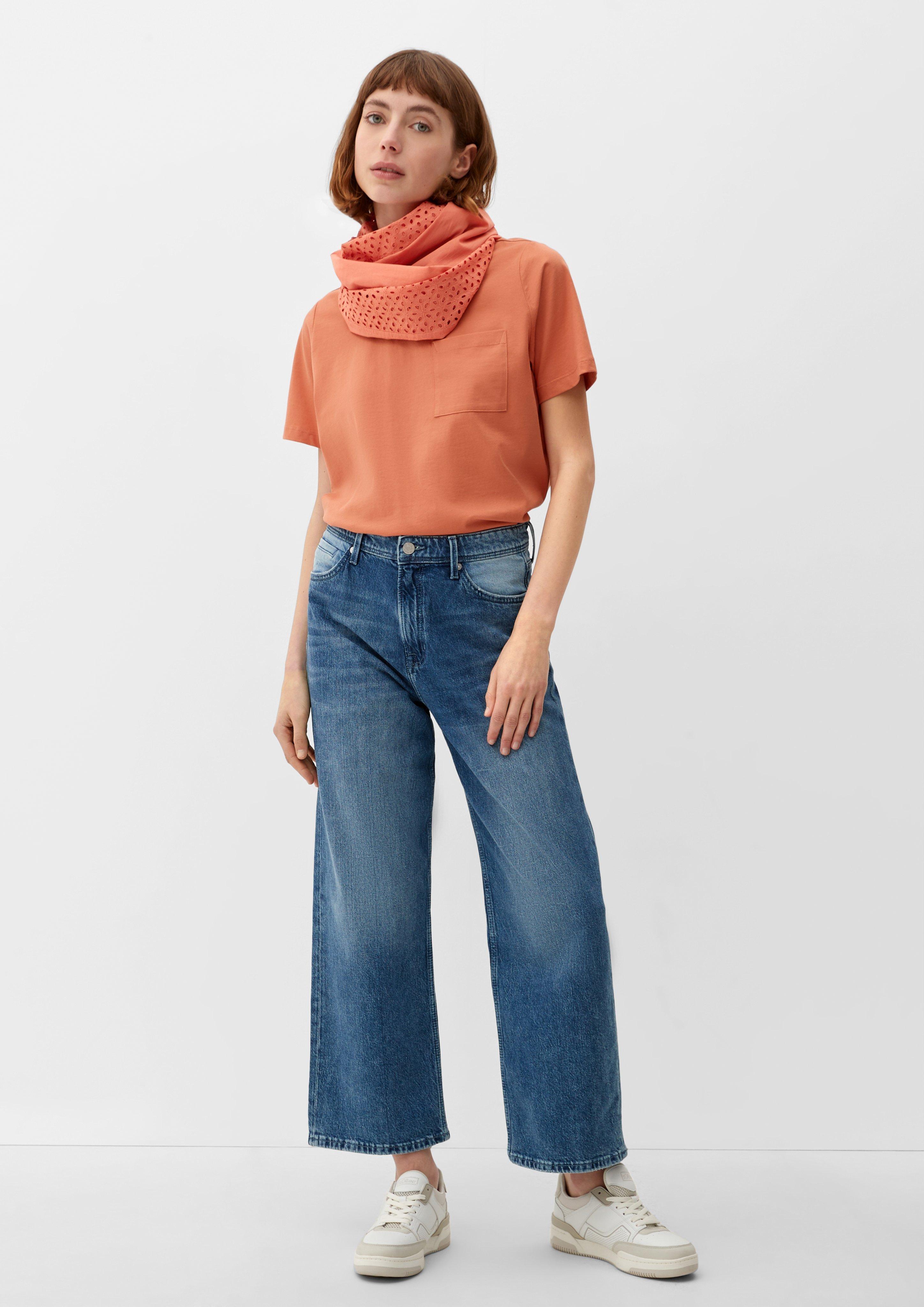 Loop-Schal mit Lochstickerei  2130097-27L4