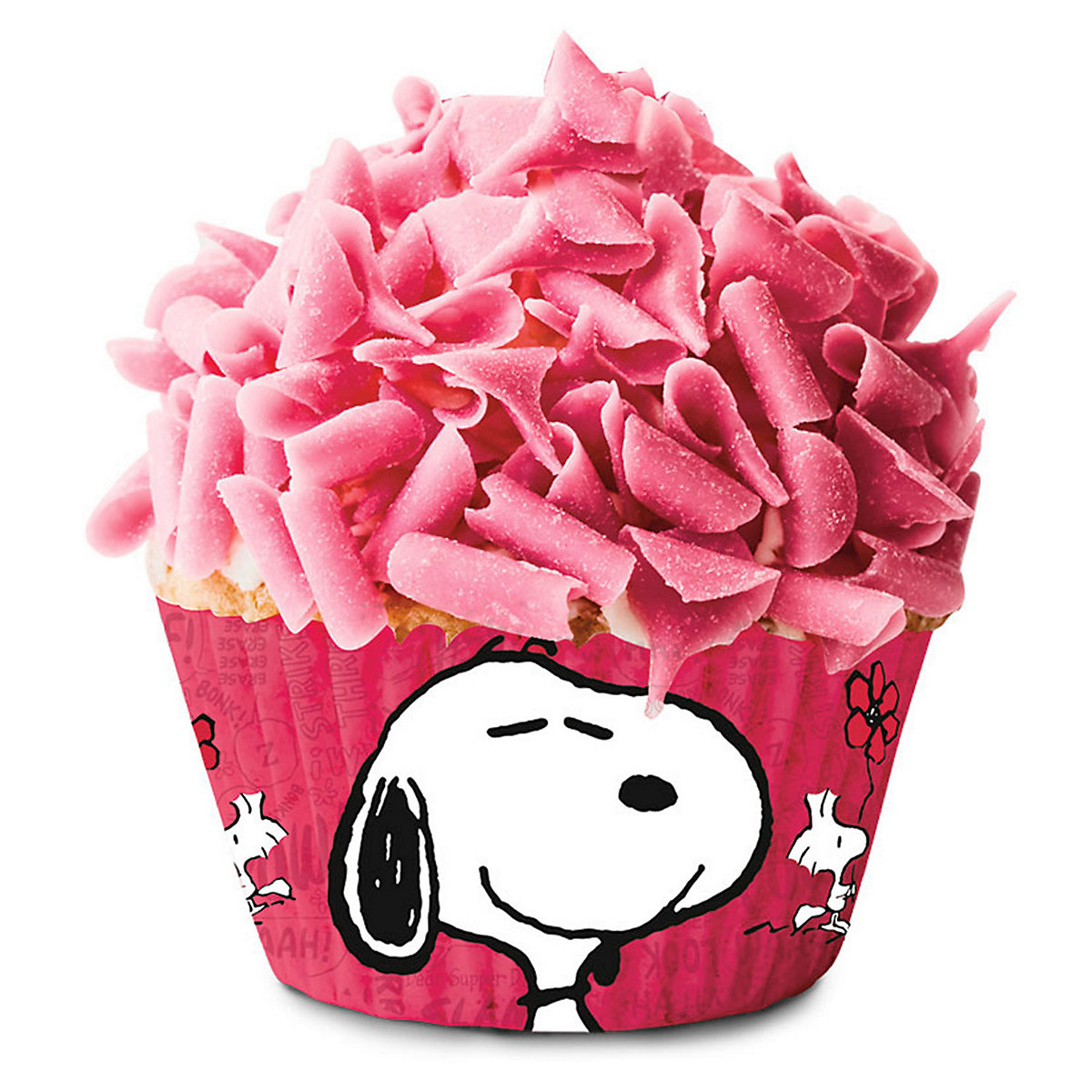 Muffinförmchen Snoopy Peanuts, dunkelrot, 50 Stk., 5 x 3cm Höhe