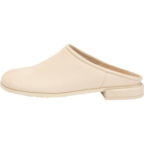 ekonika Mules mit Ziernaht Ton in Ton