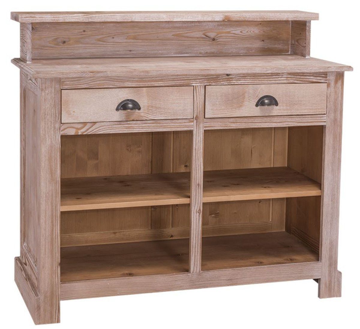 Casa Padrino Barschrank Landhausstil Barschrank Naturfarben 120 x 51 x H. 107 cm - Möbel im Landhausstil