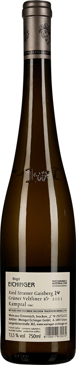 Eichinger Grüner Veltliner Ried Gaisberg 1ÖTW Erste Lage 2021