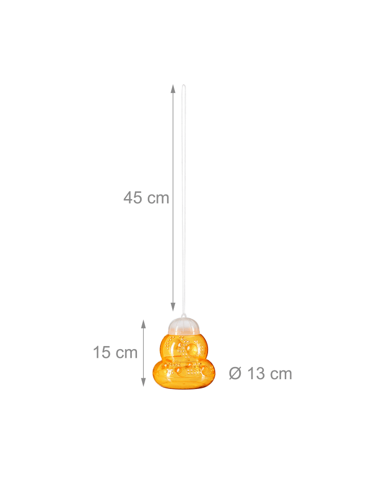 relaxdays 4 x Wespenfalle in Orange günstig kaufen onesize
