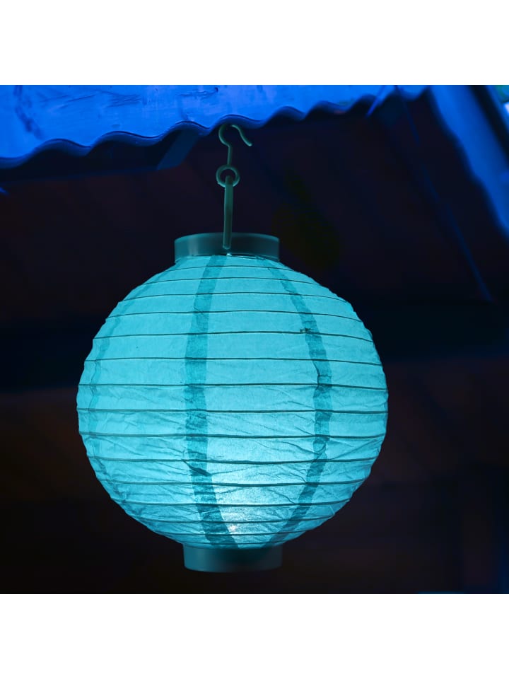 MARELIDA LED Solar Lampion in blau - D: 20cm günstig kaufen onesize