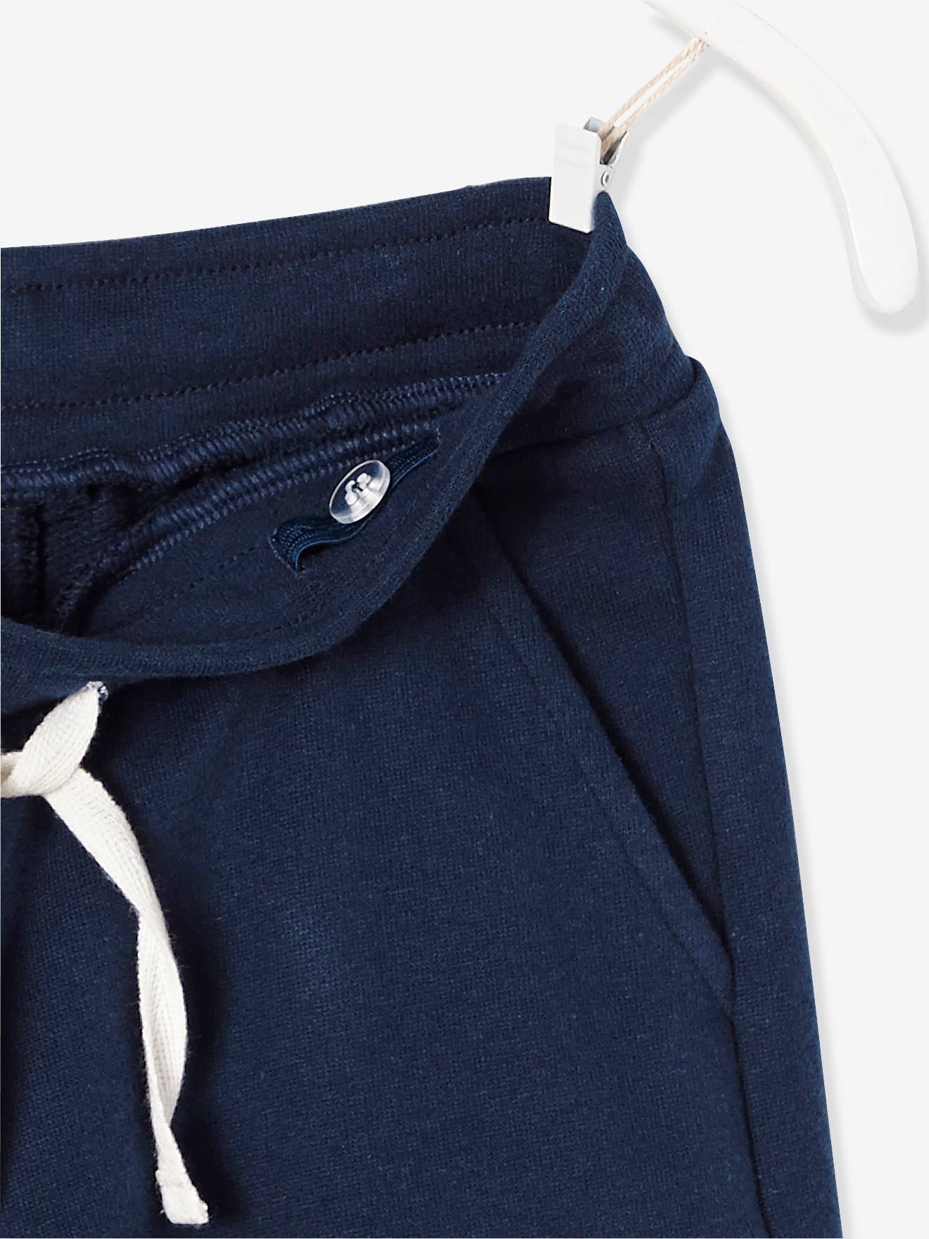 Vertbaudet Jungen Bermudas, Sweatware BASIC Oeko-Tex - anthrazit