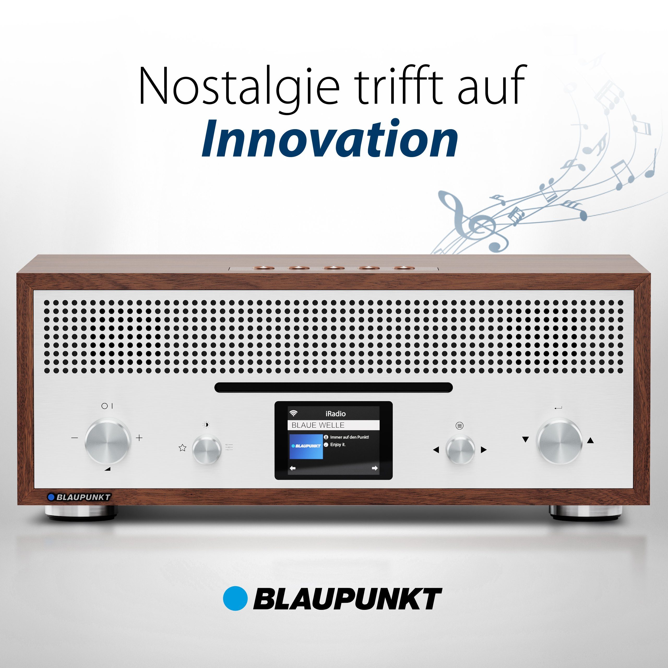 Blaupunkt RXD 1900 Milano, Internetradio mit CD, DAB+, BT Internet-Radio (Digitalradio (DAB), FM, Internet, 30,00 W)