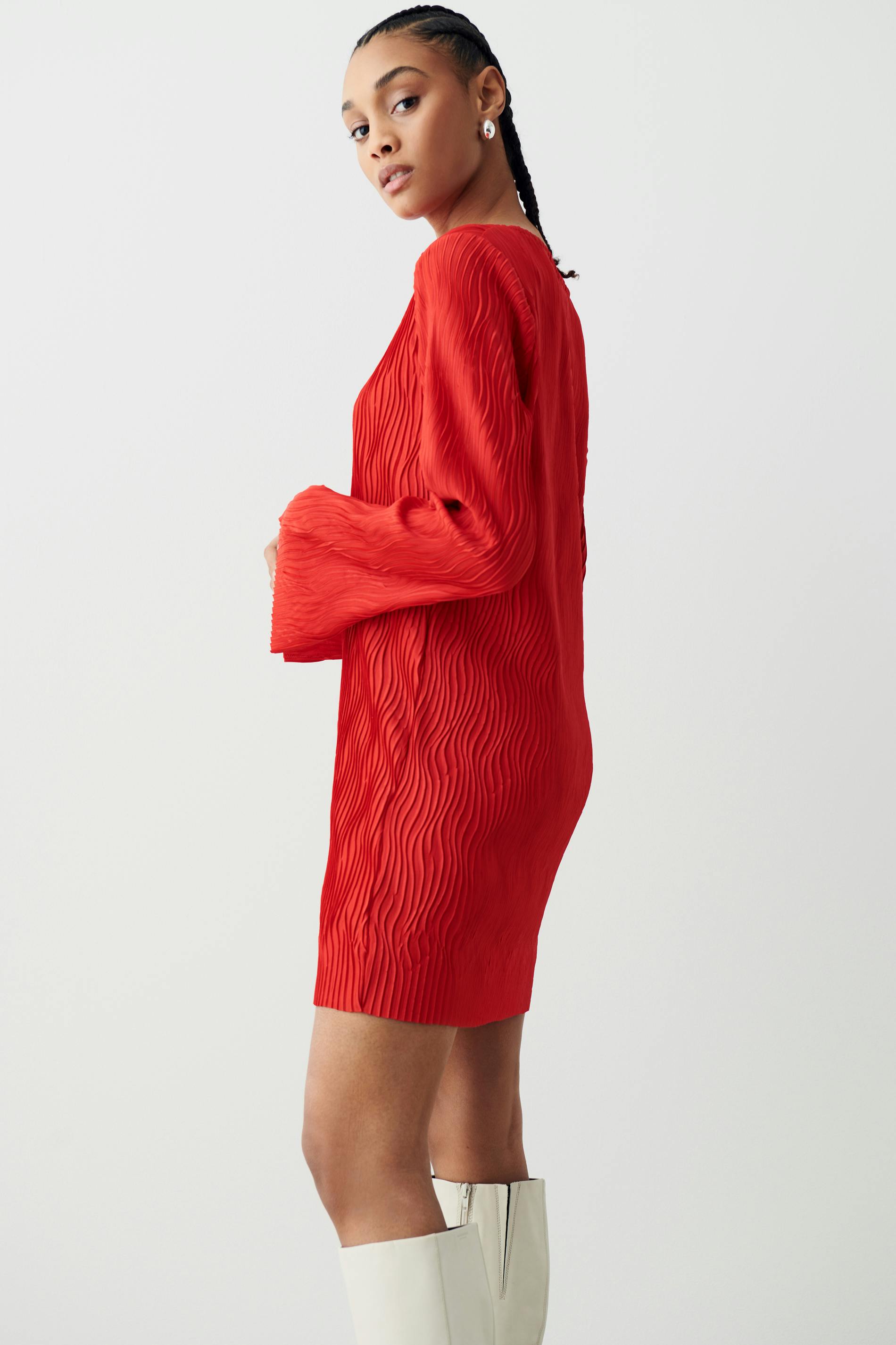 Plisse dress