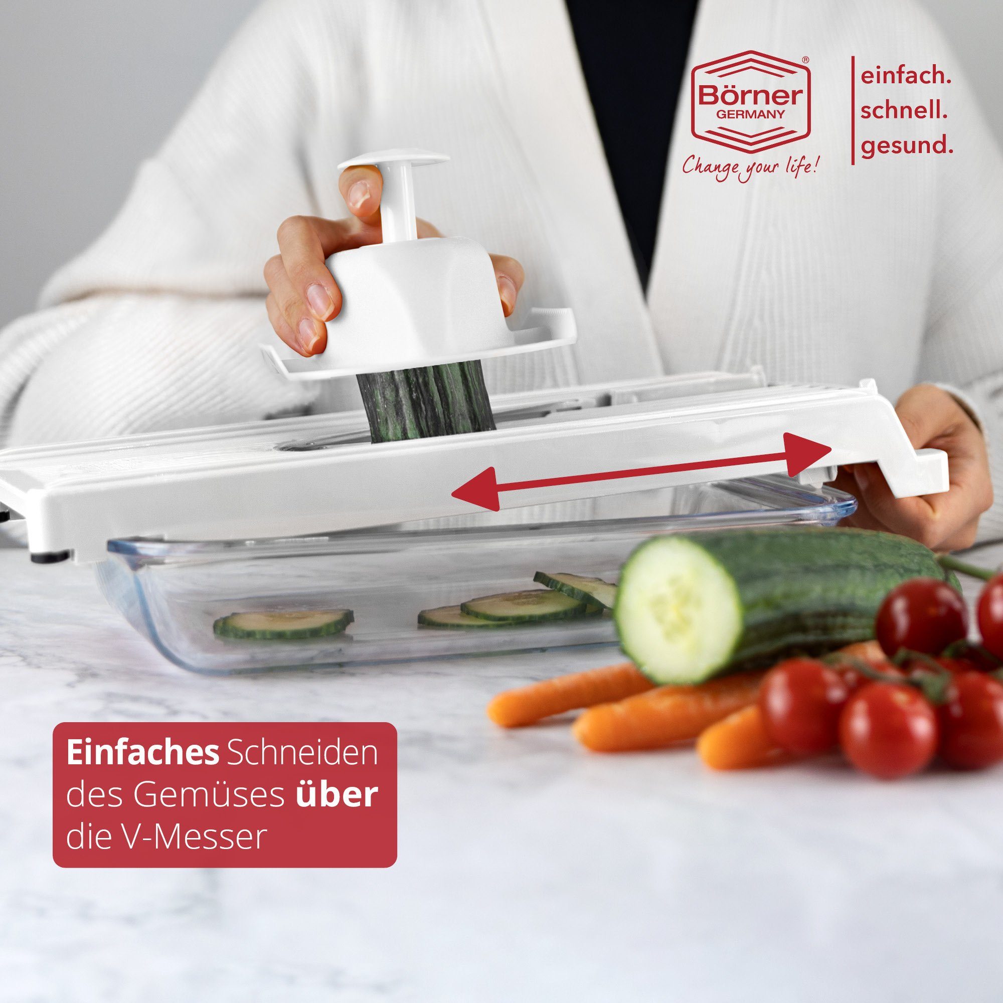 Börner Gemüsehobel Gemüsehobel V3 TrendLine Basis Set