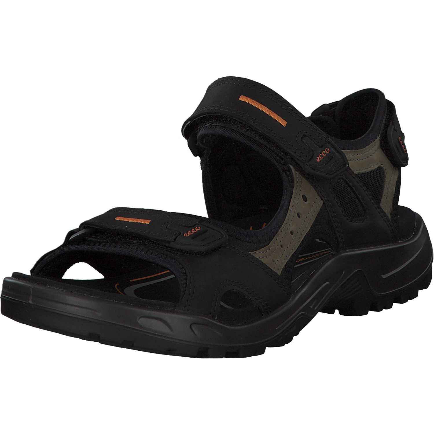 Ecco Offroad 069564, Klassische Sandalen, Herren, Schwarz (BLACK/MOLE/BLACK)