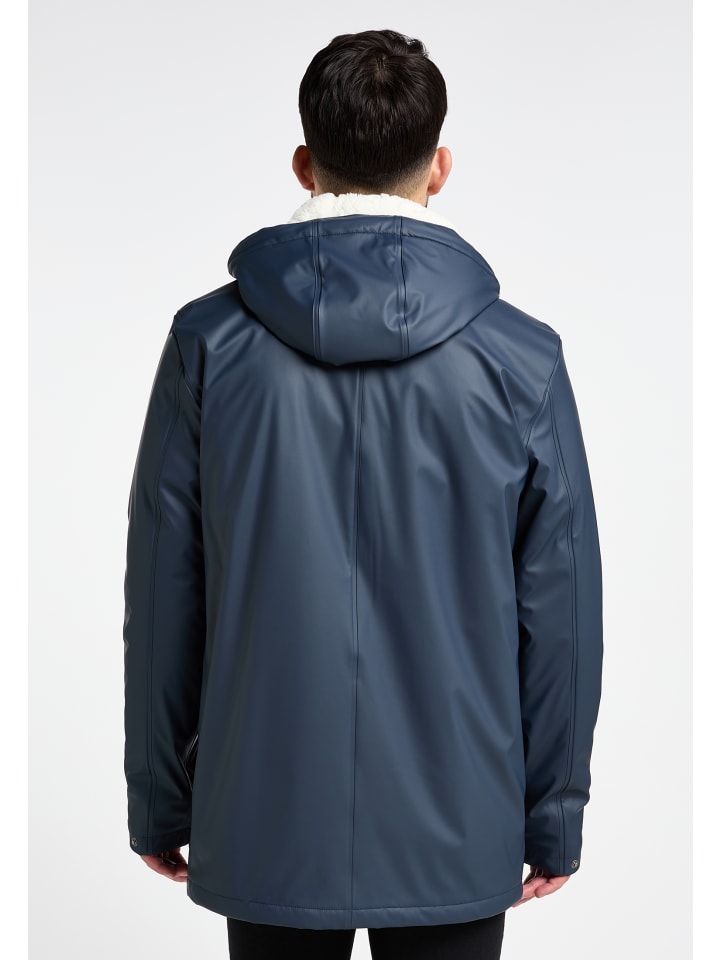 ICEBOUND Regenjacke Mit Teddyfutter in Marine günstig kaufen