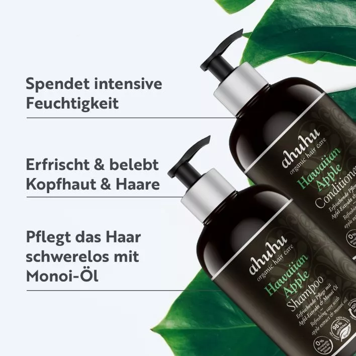 HAWAIIAN APPLE Haarpflege-Set mit Apfel-Extrakt XXL