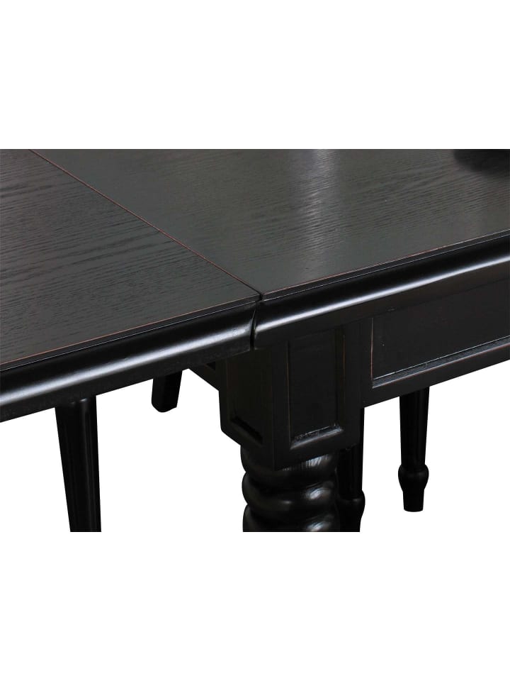 ebuy24 Essgruppe Amaretta (7-teilig) Schwarz 180 x 100 cm günstig kaufen onesize