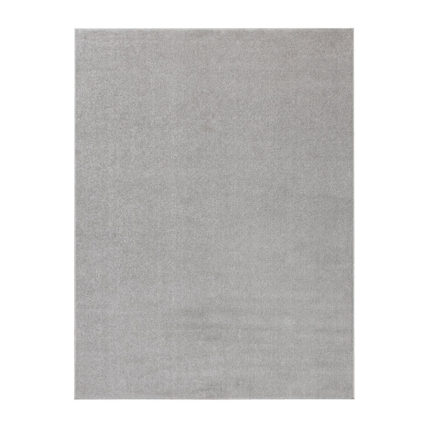 Teppich Wohnzimmer Teppich Kurflor Unifarbendes Design Modern Und Zeitlos, TT Home, rechteckig, Höhe: 4 mm
