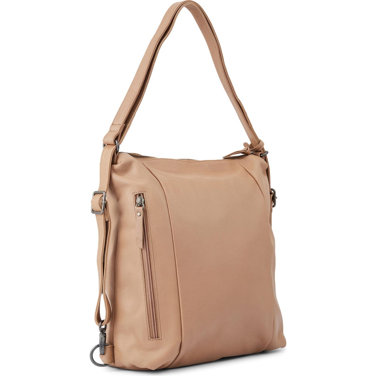 BURKELY Handtaschen taupe Rucksack-Beutel