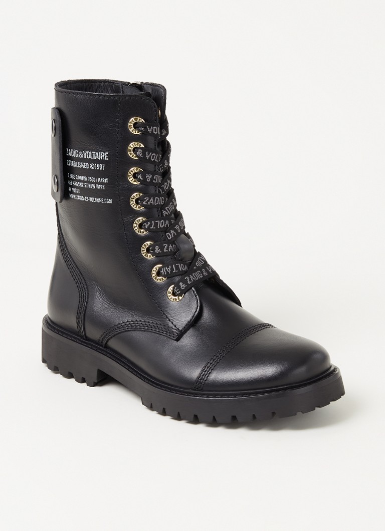 Sticlă de piele cu șnururi Joe de Zadig&Voltaire