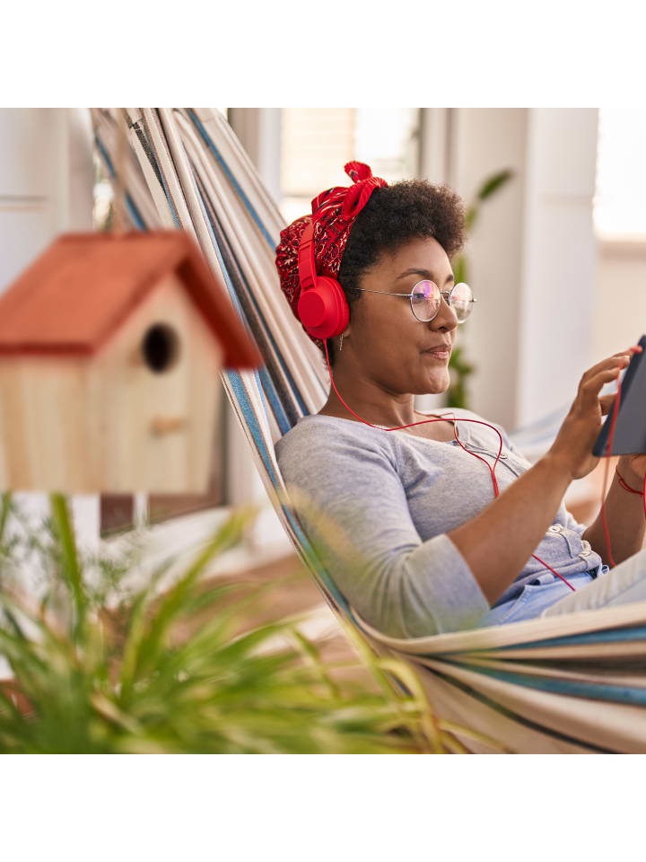 relaxdays Deko Vogelhaus in Natur/ Orange günstig kaufen onesize