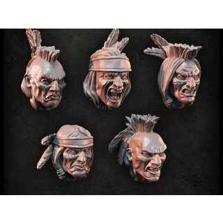 Native American Heads (5)