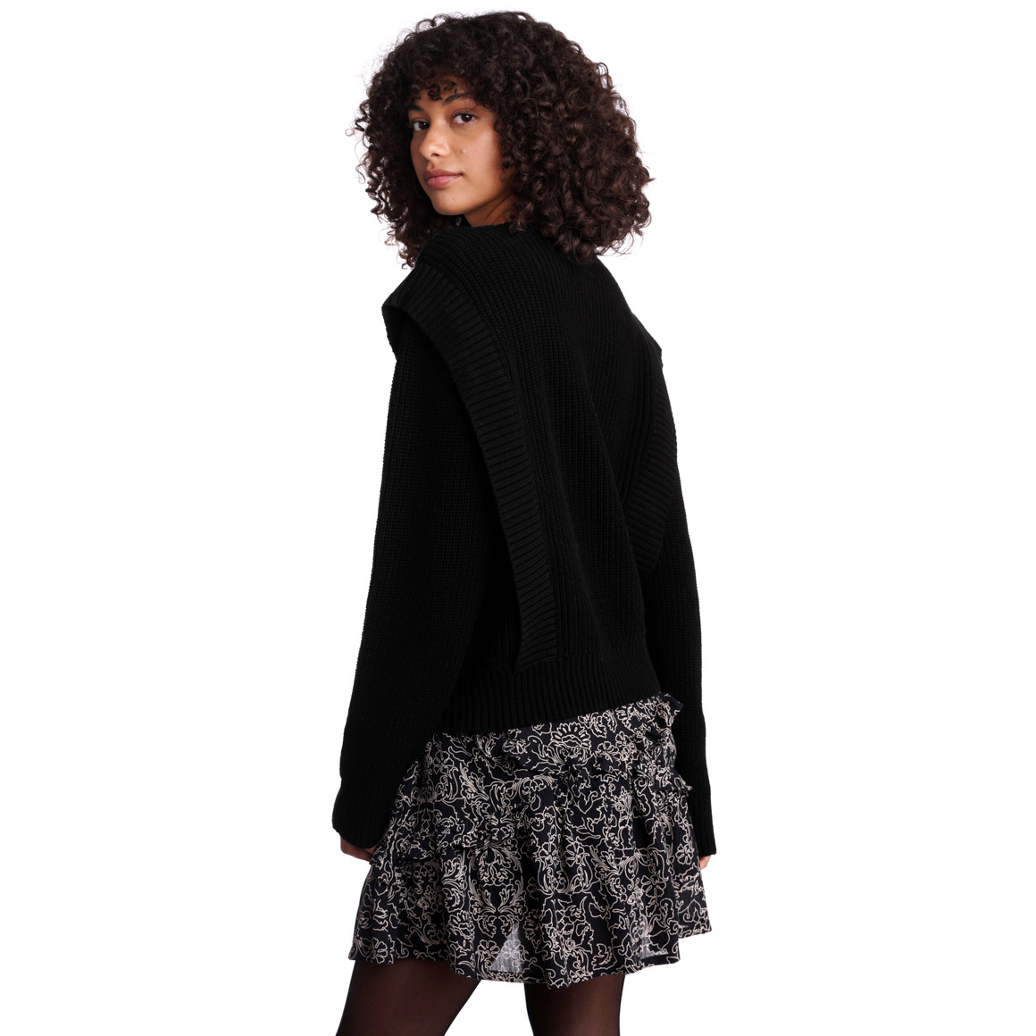 Damen Strickpullover in Rippstrick