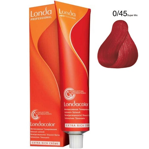 Londa Demi-Permanent Color Creme 0/45 Kupfer-Rot Mix 60 ml