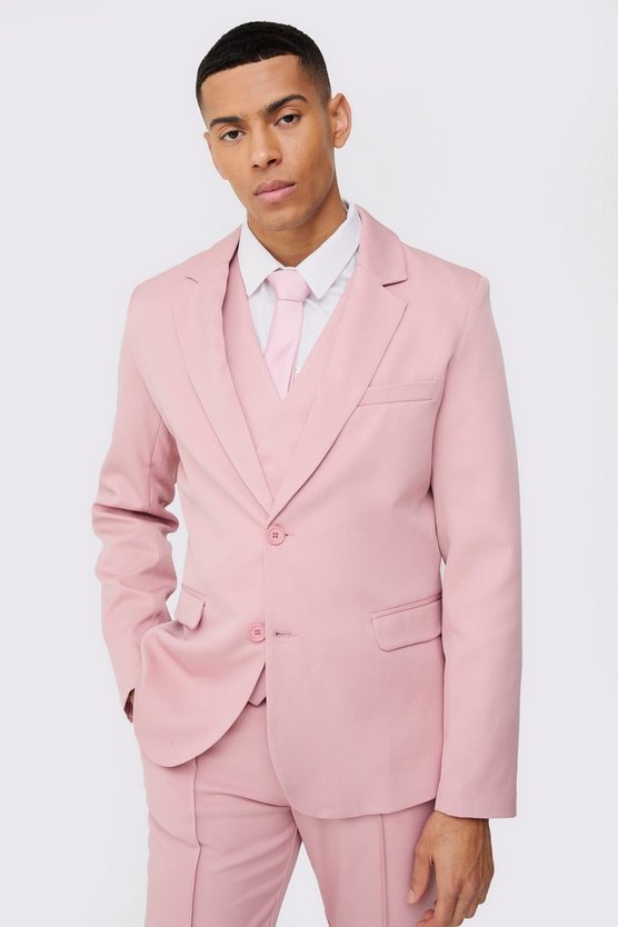 Einreihiger Slim-Fit Blazer