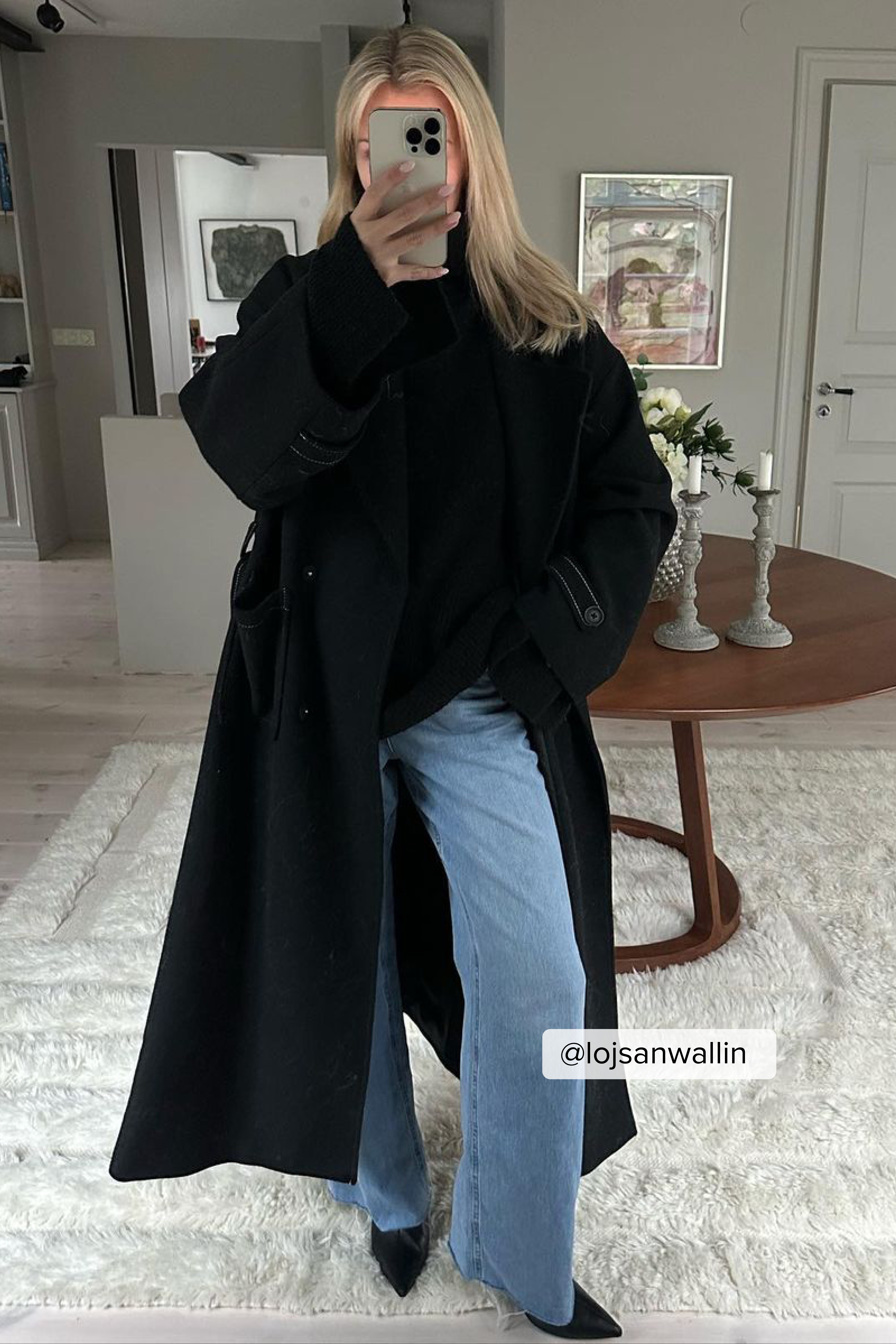 Jeans mit ungenähtem Saum