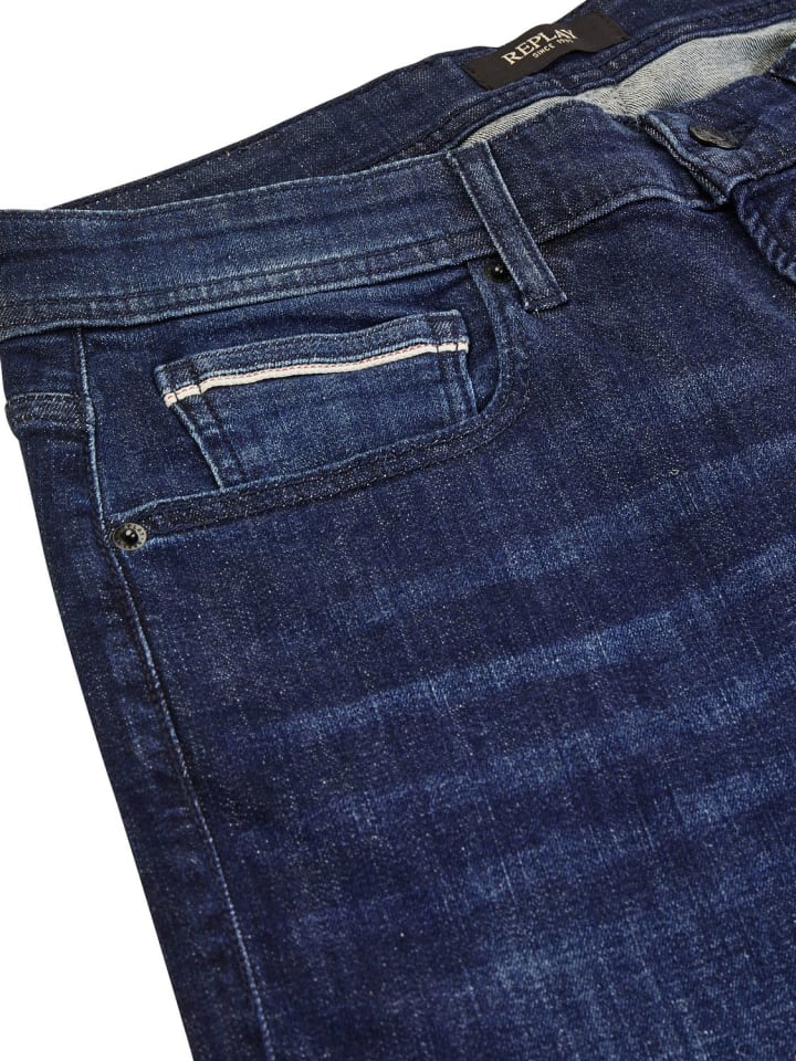 Replay Jeans Grover regular/straight in Blau günstig kaufen