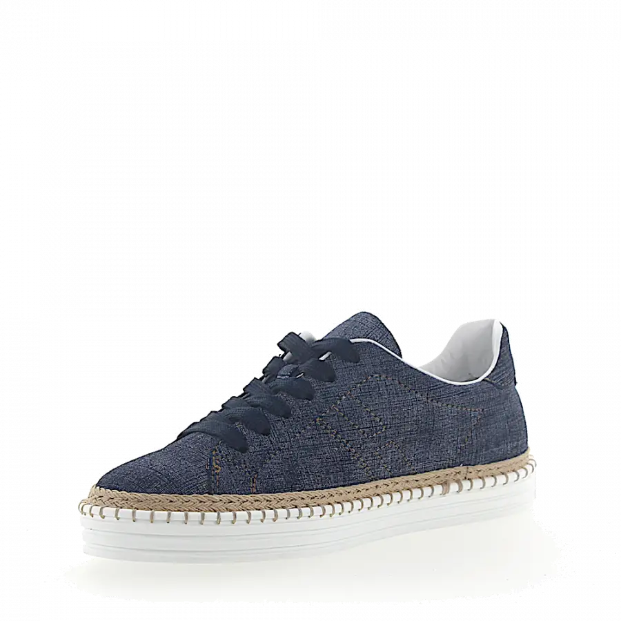 Hogan - Sneaker R260 Denim jeansblau Bast beige - blau