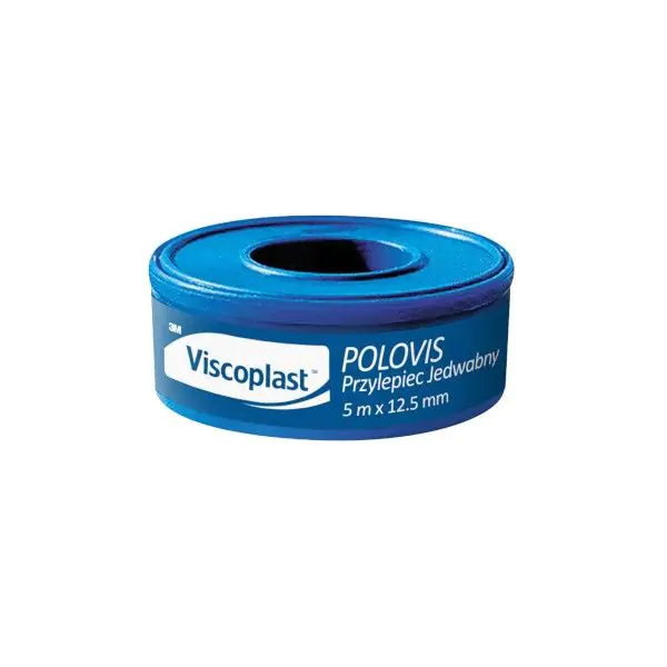 Fita adesiva Viscoplast Polovis, de seda, 5x0,0125m