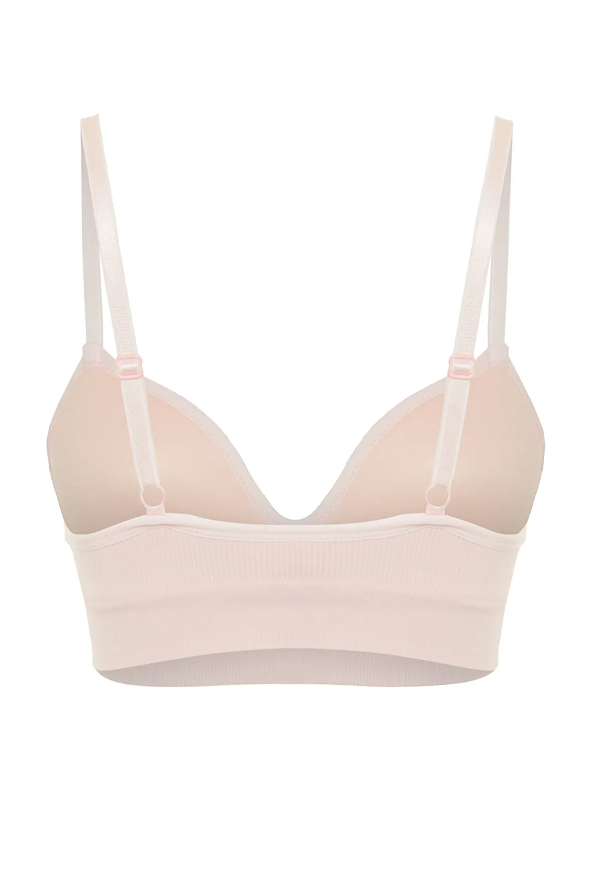 Trendyol Collection  Hautnahtloser/Nahtloser Bralette-Strick-BH mit überzogenen Seilträgern THMAW22SU0043