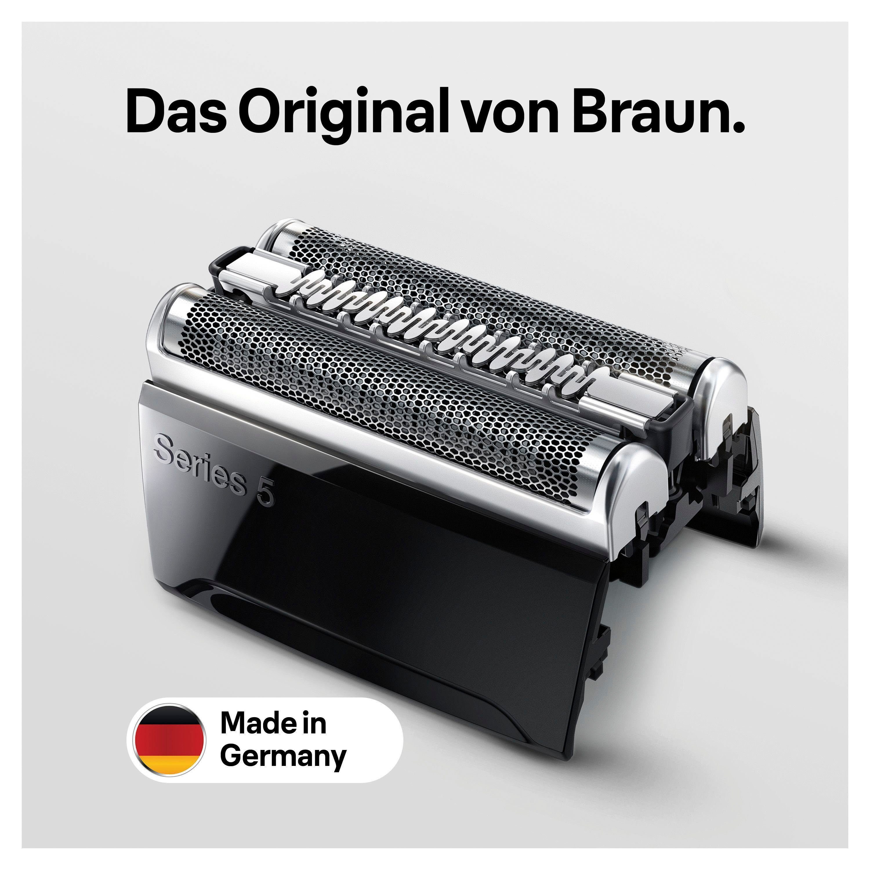 Braun Ersatzscherteil Series 5 52B, kompatibel mit Series 5 Rasierern