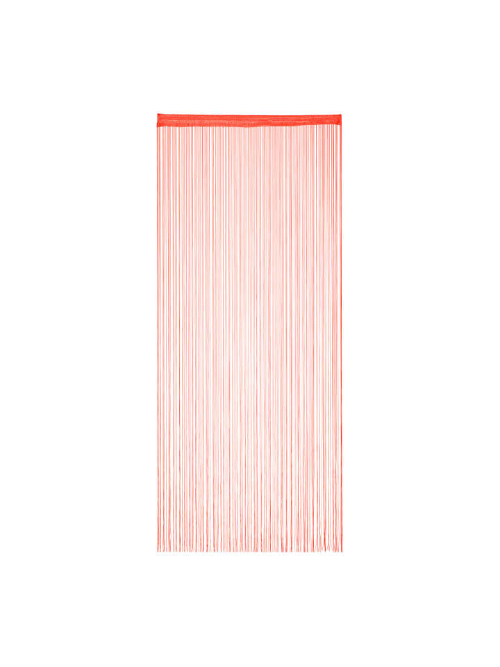 relaxdays Fadenvorhang in Rot - (L)245 x (B)90 cm günstig kaufen onesize